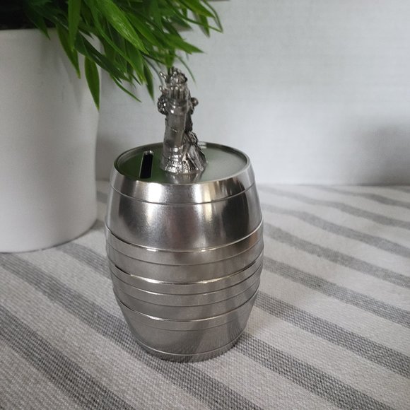 Royal Selangor, BNIB, Pewter Clown Barrel Coin Bank - Picture 9 of 14